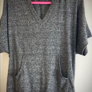 Lightweight sweater with hoodie